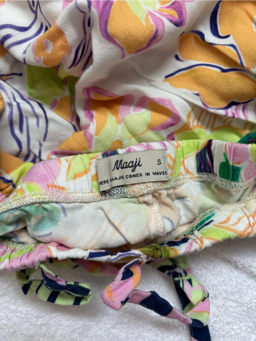 Maaji Women's Tropical Floral Pajama Set Multicolor Button Shirt & Pants Small